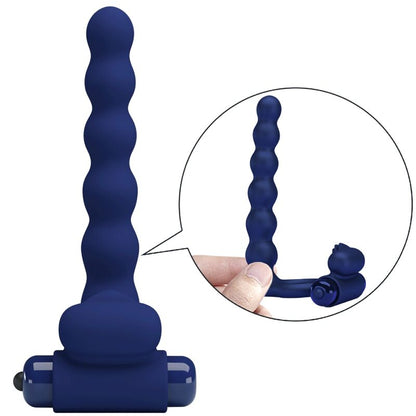 PRETTY LOVE - AJMAL VIBRATING RING WITH PLUG BLUE - 8