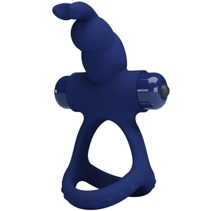 PRETTY LOVE - LUCHITO DOUBLE VIBRATING RING RABBIT BLUE - 1
