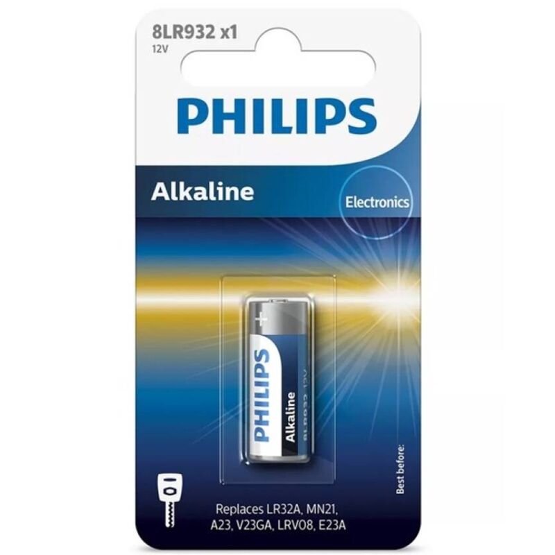 PHILIPS - ALKALINE BATTERY 12V LR23A MN21 8LR932 BLISTER*1 - 2
