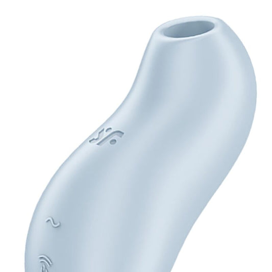 SATISFYER - POCKET PRO 1 CLITORIS STIMULATOR LIGHT BLUE - 1