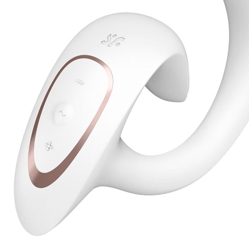 SATISFYER - G FOR GODDESS 1 RABBIT VIBRATOR WHITE - 2