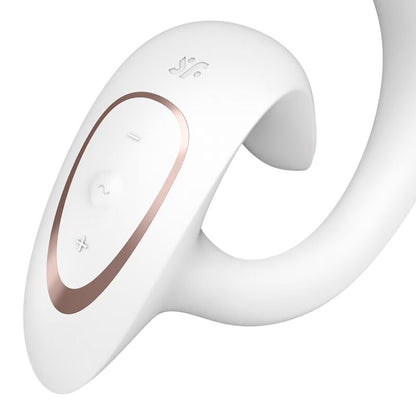 SATISFYER - G FOR GODDESS 1 RABBIT VIBRATOR WHITE - 2