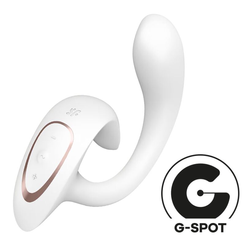 SATISFYER - G FOR GODDESS 1 RABBIT VIBRATOR WHITE - 5
