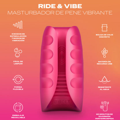 DUREX - TOY RIDE & VIBE VIBRATOR MASTURBATOR - 1