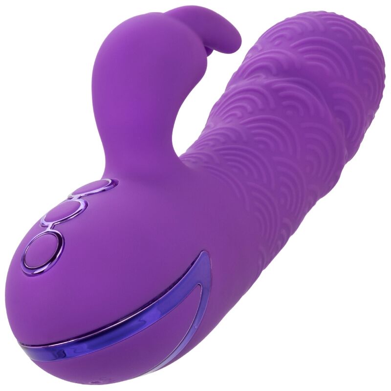 CALEXOTICS - MANHATTAN BEACH MARVEL VIBRATOR RABBIT PURPLE BY CALIFORNIA DREAMING - 5