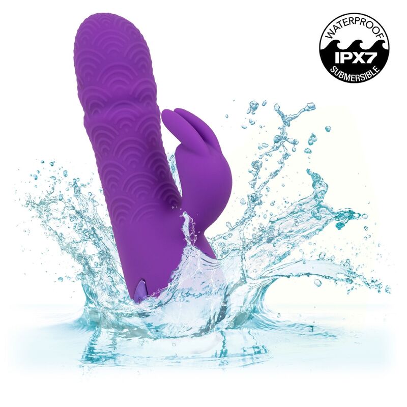 CALEXOTICS - MANHATTAN BEACH MARVEL VIBRATOR RABBIT PURPLE BY CALIFORNIA DREAMING - 6