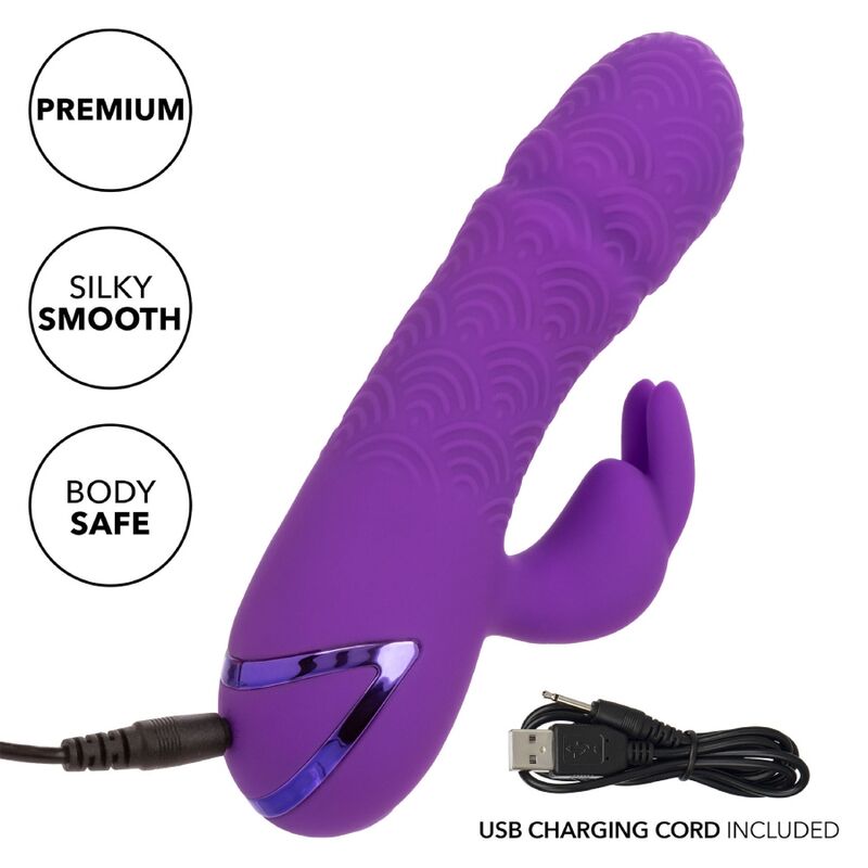 CALEXOTICS - MANHATTAN BEACH MARVEL VIBRATOR RABBIT PURPLE BY CALIFORNIA DREAMING - 8
