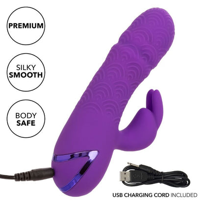 CALEXOTICS - MANHATTAN BEACH MARVEL VIBRATOR RABBIT PURPLE BY CALIFORNIA DREAMING - 8