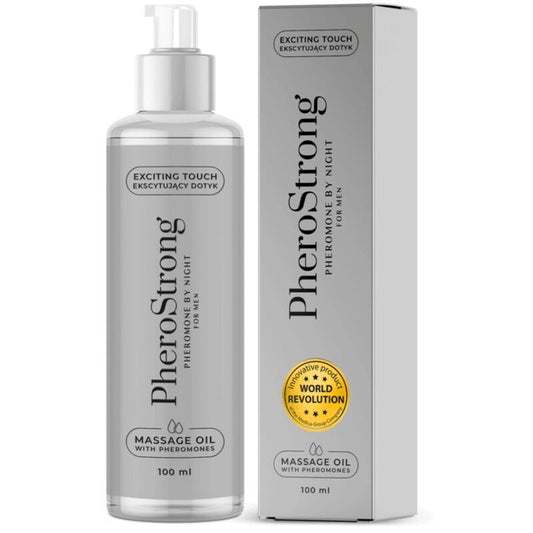 PHEROSTRONG - MASSAGE OIL BY NIGHT FOR MEN 100 ML - 1