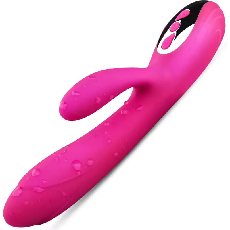 ARMONY - FLEXIBLE VIBRATOR AND STIMULATOR WITH HEAT EFFECT, FUCHSIA