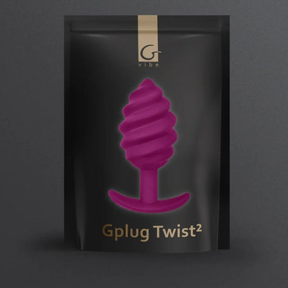 G-VIBE - GPLUG TWIST 2 PURPLE ANAL PLUG - 6