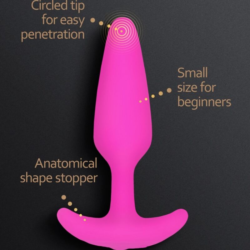 G-VIBE - GPLUG VIBRATOR PLUG ANAL XS FUCHSIA - 4