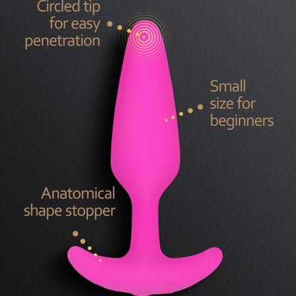 G-VIBE - GPLUG VIBRATOR PLUG ANAL XS FUCHSIA - 4