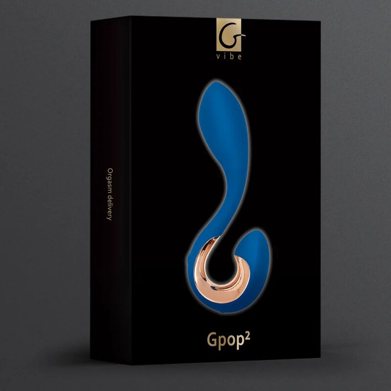G-VIBE - GPOP 2 G AND P POINT VIBRATOR INDIGO BLUE - 6