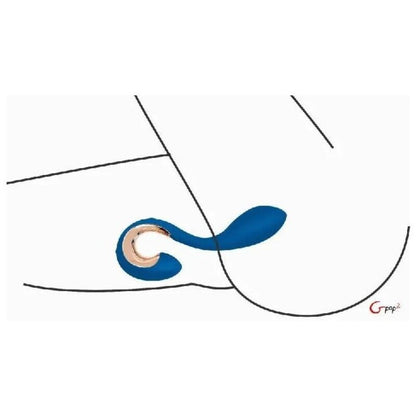 G-VIBE - GPOP 2 G AND P POINT VIBRATOR INDIGO BLUE - 2