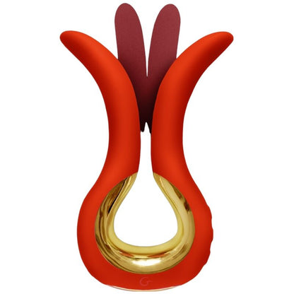 G-VIBE - GVIBE MAXI VIBRATOR WITH TWO FLEXIBLE TIPS CORAL - 4