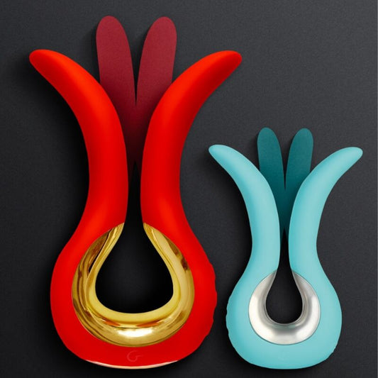 G-VIBE - GVIBE MAXI VIBRATOR WITH TWO FLEXIBLE TIPS CORAL - 1