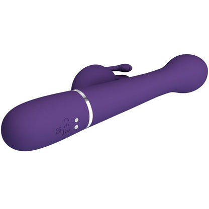 PRETTY LOVE - DEJON RABBIT VIBRATOR 3 IN 1 MULTIFUNCTION PURPLE - 9