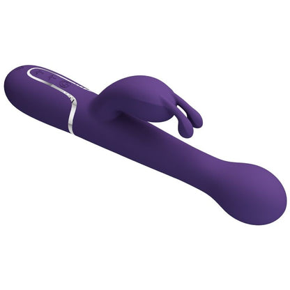 PRETTY LOVE - DEJON RABBIT VIBRATOR 3 IN 1 MULTIFUNCTION PURPLE - 2
