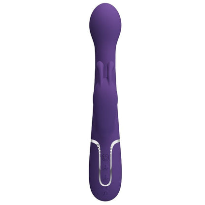 PRETTY LOVE - DEJON RABBIT VIBRATOR 3 IN 1 MULTIFUNCTION PURPLE - 10