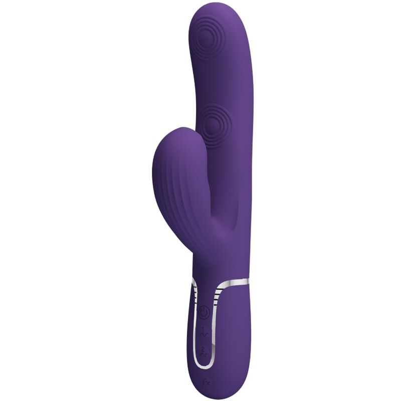 PRETTY LOVE - PERLITA G-SPOT VIBRATOR 3 IN 1 MULTIFUNCTION PURPLE - 10