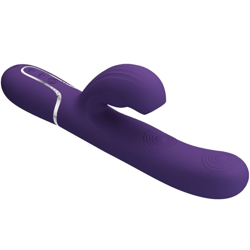 PRETTY LOVE - PERLITA G-SPOT VIBRATOR 3 IN 1 MULTIFUNCTION PURPLE - 7