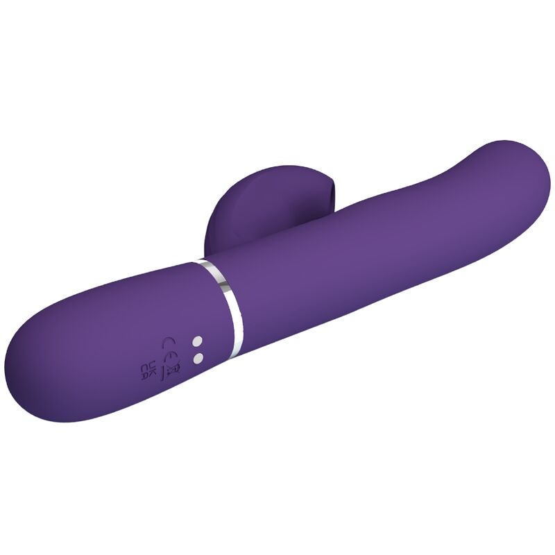 PRETTY LOVE - PERLITA G-SPOT VIBRATOR 3 IN 1 MULTIFUNCTION PURPLE - 6
