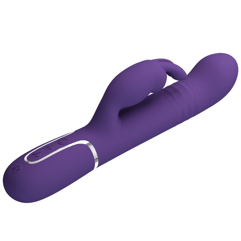 PRETTY LOVE - COALE RABBIT VIBRATOR 4 IN 1 PURPLE - 7