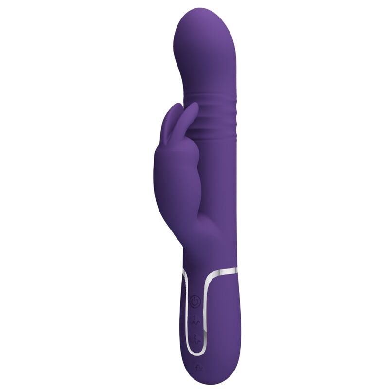 PRETTY LOVE - COALE RABBIT VIBRATOR 4 IN 1 PURPLE - 9