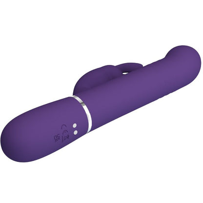PRETTY LOVE - COALE RABBIT VIBRATOR 4 IN 1 PURPLE - 3