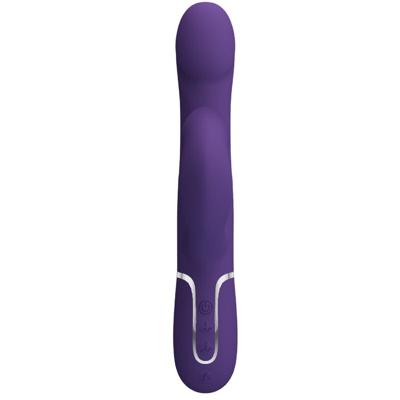 PRETTY LOVE - ZALIN RABBIT VIBRATOR PEARLS 4 IN 1 PURPLE - 9