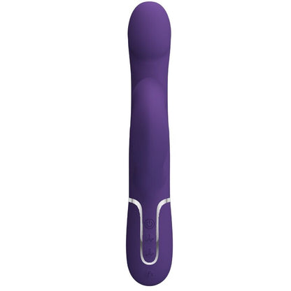 PRETTY LOVE - ZALIN RABBIT VIBRATOR PEARLS 4 IN 1 PURPLE - 9
