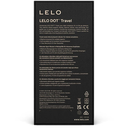 LELO - DOT TRAVEL CLITORIS STIMULATOR PURPLE - 3