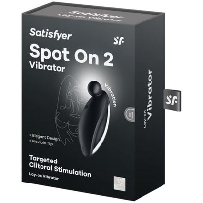 SATISFYER - SPOT ON 2 LAY-ON VIBRATOR BLACK - 1