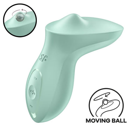 SATISFYER - EXCITERRR LAY-ON CLITORIS MINT VIBRATOR - 5