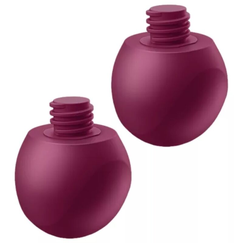 SATISFYER - LOVE BIRDS VARY VIBRATING BALLS FREE APP WINE RED - 3