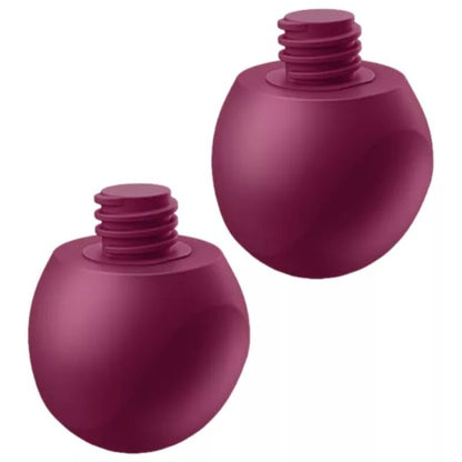 SATISFYER - LOVE BIRDS VARY VIBRATING BALLS FREE APP WINE RED - 3