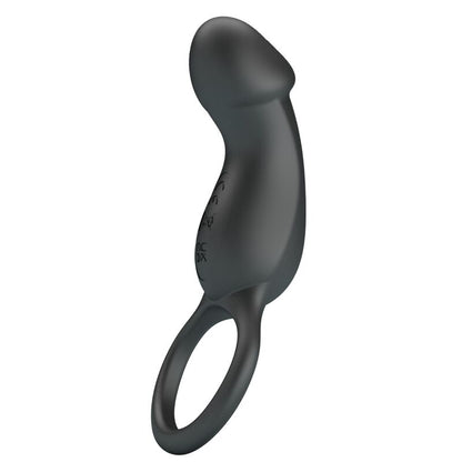 PRETTY LOVE - TRAE VIBRATING BLACK RING WITH STIMULATOR - 3