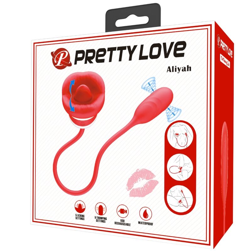 PRETTY LOVE - ALIYAH RED MOUTH MASTURBATOR - 3