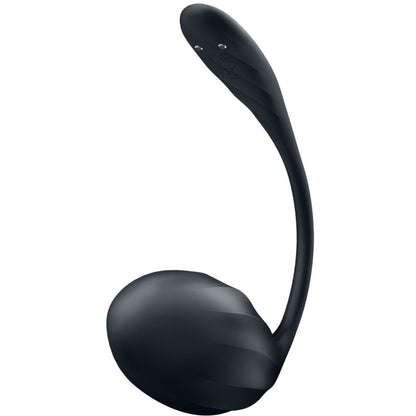 SATISFYER - RIBBED PETAL G POINT STIMULATOR REMOTE CONTROL BLACK FREE APP - 2