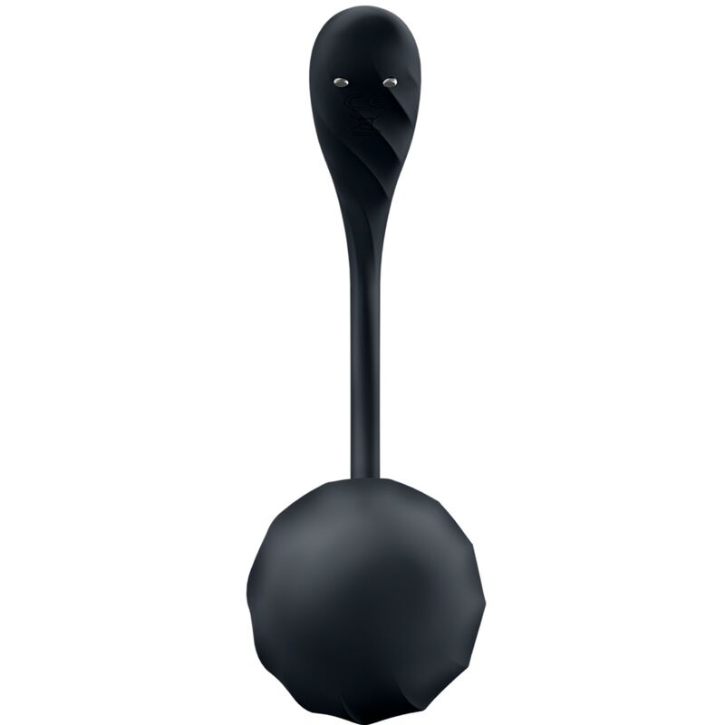 SATISFYER - RIBBED PETAL G POINT STIMULATOR REMOTE CONTROL BLACK FREE APP - 5