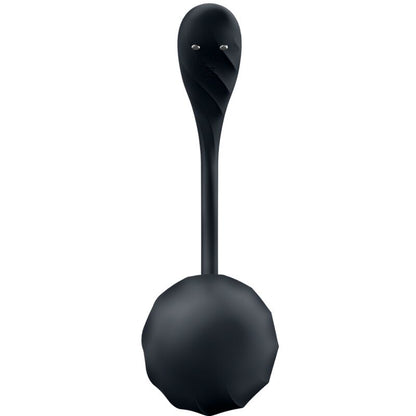 SATISFYER - RIBBED PETAL G-SPOT STIMULATOR BLACK REMOTE CONTROL FREE APP