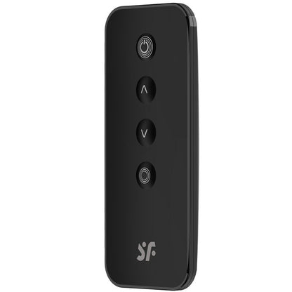 SATISFYER - RIBBED PETAL G-SPOT STIMULATOR BLACK REMOTE CONTROL FREE APP