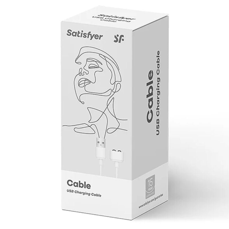 SATISFYER - CHARGUER CABLE WHITE - 2