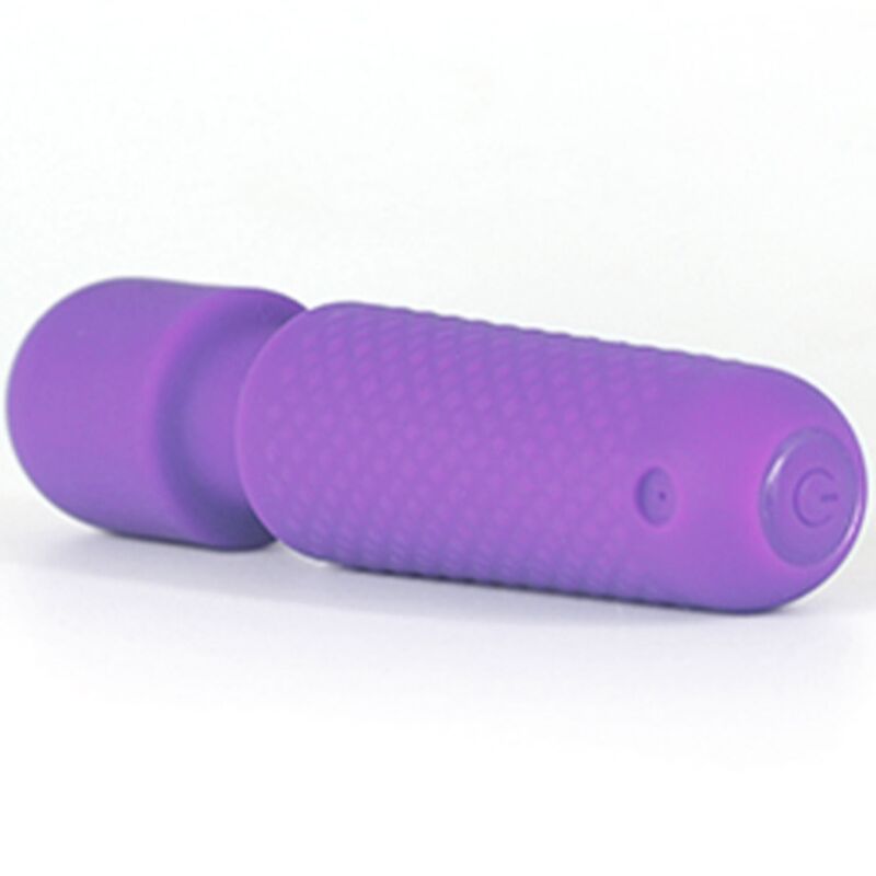 ARMONY - YOUR MAGIC MASSAGER & VIBRATOR RECHARGEABLE 10 VIBRATIONS WAND DOTS PURPLE - 2