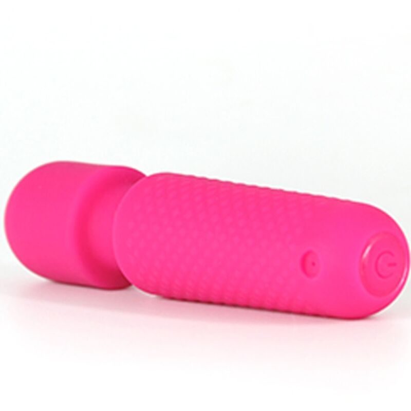 ARMONY - YOUR MAGIC MASSAGER & VIBRATOR RECHARGEABLE 10 VIBRATIONS WAND DOTS PINK - 3
