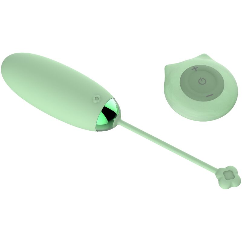 ARMONY - KITTY FUN EGG VIBRATOR REMOTE CONTROL 10 VIBRATIONS GREEN - 4