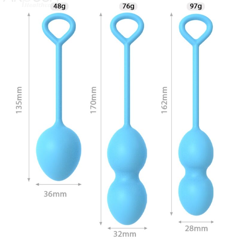ARMONY - ANABIOSIS VAGINAL DUMBBELL 3 LEVELS BLUE - 3