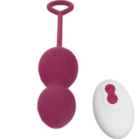 ARMONY - BLOSSOMS HALTÈRE VAGINAL VIBRATION TÉLÉCOMMANDE 10 VIBRATIONS ROUGE FONCÉ
