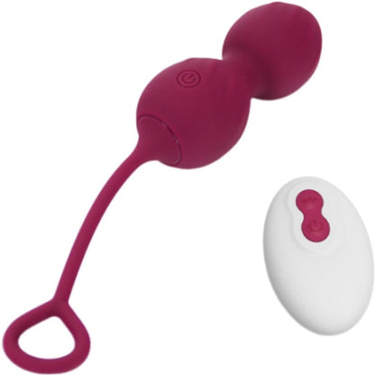 ARMONY - BLOSSOMS VAGINAL DUMBBELL VIBRATION REMOTE CONTROL 10 VIBRATIONS DARK RED - 5